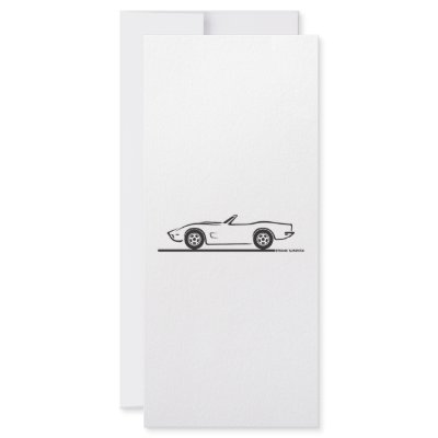 1973 Corvette Convertible Customized Rack Card by frengi
