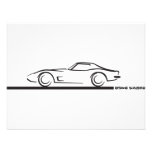 1973 Corvette Hardtop BLK Custom Invites