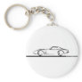1973 Corvette Hardtop BLK Keychain