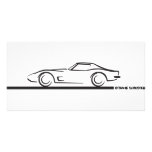 1973 Corvette Hardtop BLK Photo Card