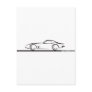 1973 Corvette Hardtop BLK Postcards