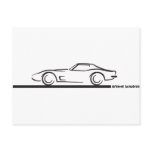 1973 Corvette Hardtop BLK Post Card