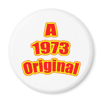 1973 Original Red Refrigerator Magnet