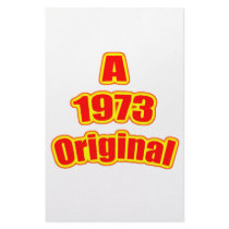 1973 Original Red Custom Stationery