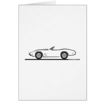 1974 - 1977 Corvette Convertible Greeting Card