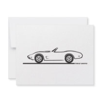 1974 - 1977 Corvette Convertible Personalized Announcement
