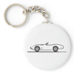 1974 - 1977 Corvette Convertible Key Chain
