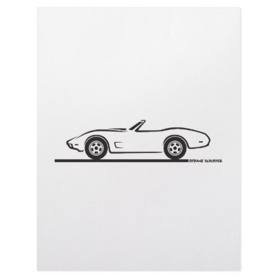 1974 - 1977 Corvette Convertible Custom Letterhead by frengi
