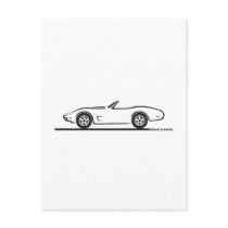 1974 - 1977 Corvette Convertible Post Card