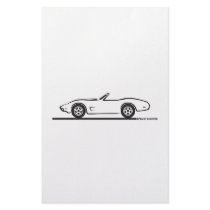 1974 - 1977 Corvette Convertible Custom Stationery