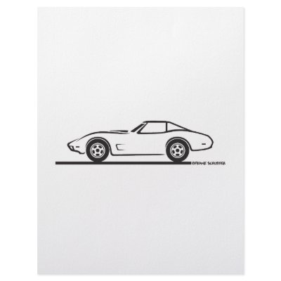 1974 - 1977 Corvette Customized Letterhead by frengi