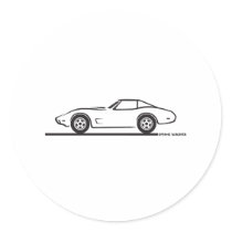 1974 - 1977 Corvette Round Stickers