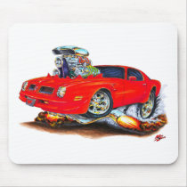 1974-76 Firebird Red Car Mouse Pad