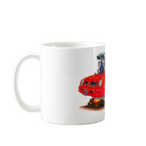 1974-76 Firebird Red Car Coffee Mug