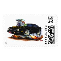 1974-76 Trans Am Black Car Postage Stamp