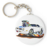 1974-76 Trans Am White-Blue Car Key Chain