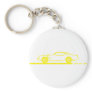1974-78 Trans Am Yellow Car Key Chain