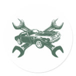 1974 Pontiac Firebird 455 Trans Am Round Sticker