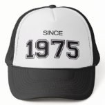 1975 birthday gift idea trucker hat