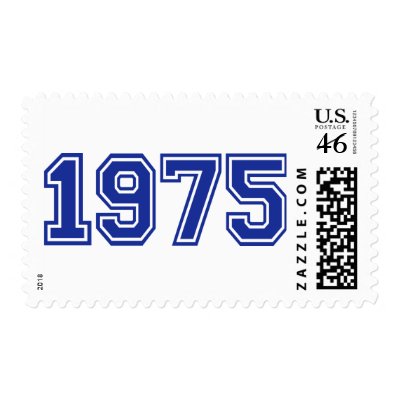 1975 Birthday Postage Stamps by Thinkdifferent