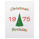 1975 Christmas Birthday Letterhead Design