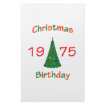 1975 Christmas Birthday Stationery Paper