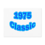 1975 Classic Blue Postcard