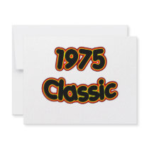 1975 Classic Personalized Invites