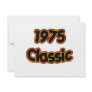 1975 Classic Personalized Invites