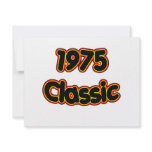 1975 Classic invitations