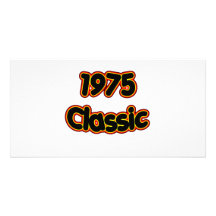 1975 Classic Photo Card Template