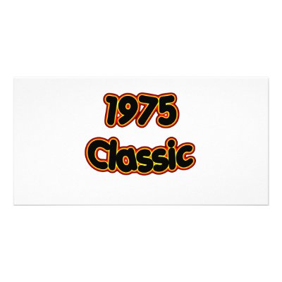 1975 Classic Photo Card Template by birthyeardesigns3