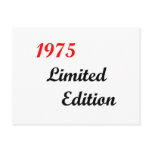 1975 Limited Edition Post Card
