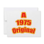1975 Original Red invitations