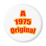 1975 Original Red Refrigerator Magnet