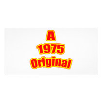 1975 Original Red Photo Card