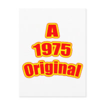 1975 Original Red Post Card