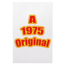 1975 Original Red Stationery
