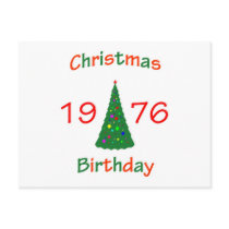 1976 Christmas Birthday postcards by christmasbirthday911 1976 Christmas Birthday postcards