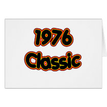 1976 Classic Greeting Card