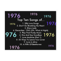 1976 Songs postcards by archemedes 1976 Songs postcards