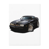 1977-78 Trans Am Black Post Card