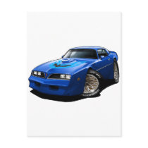 1977-78 Trans Am Blue Postcard