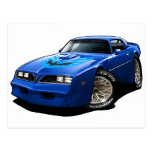 1977-78 Trans Am Blue Postcard