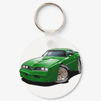 1977- 78 Trans Am Green Car key chain