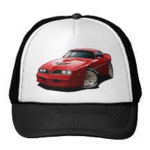 1977-78 Trans Am Red Trucker Hats