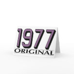 1977 Original Card