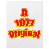 1977 Original Red Full Color Flyer