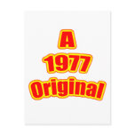 1977 Original Red Postcards