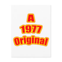 1977 Original Red Postcards